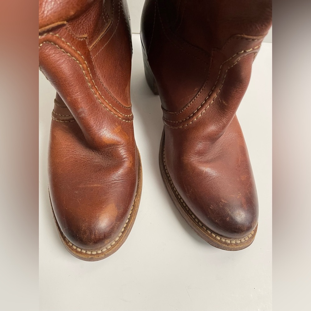 Frye Brown Heeled Boots for Women - Picture 6 of 6